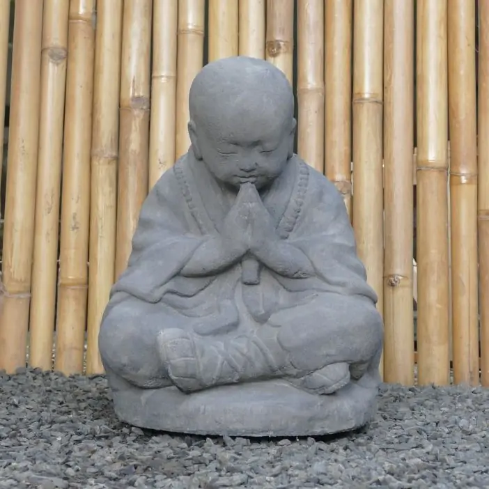  Product image 1 of the product “Sitting monk with namaste, about 50cm height ”